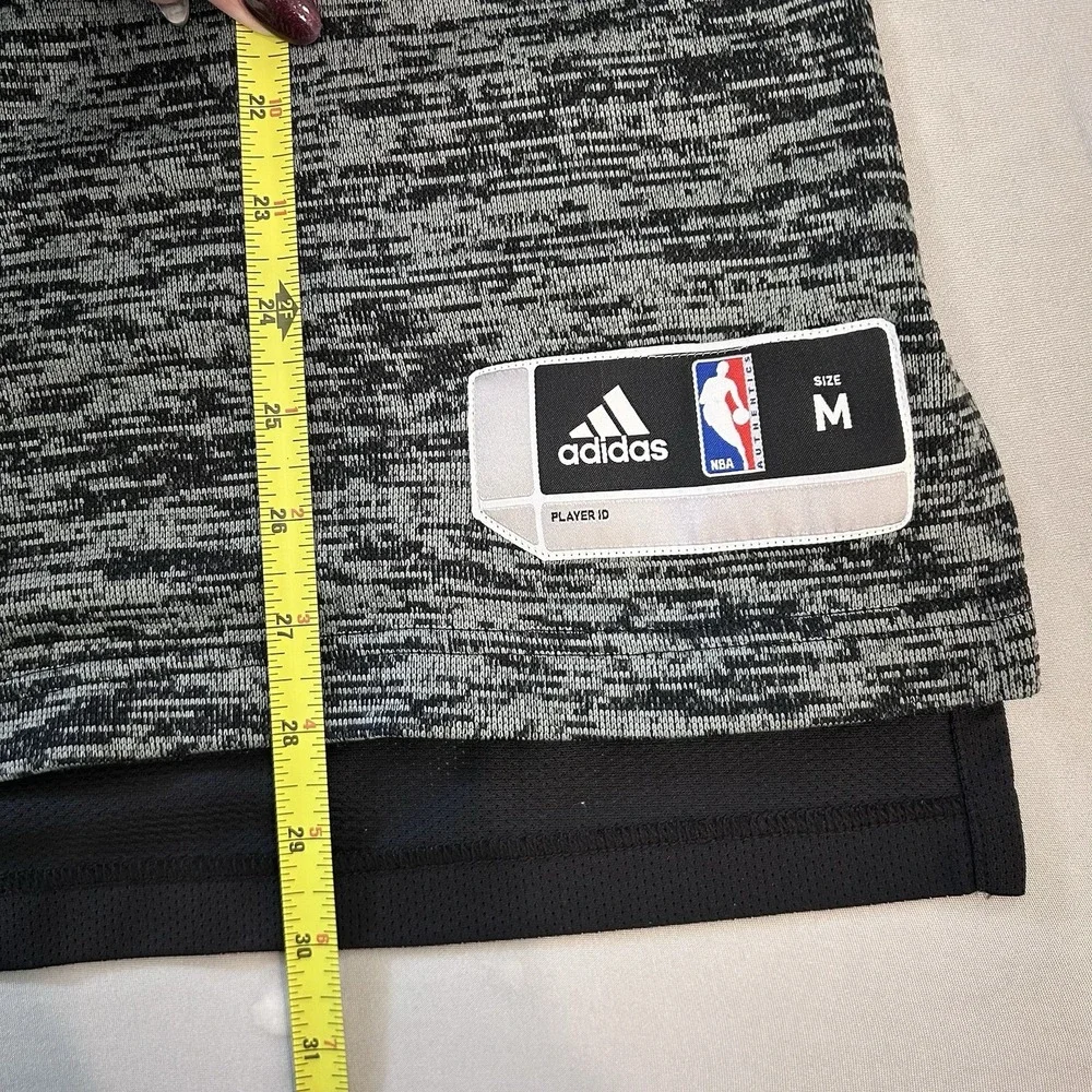 Adidas NBA Houston Rockets Shooting Shirt Mens Medium‎ Gray Space Dye Jersey M